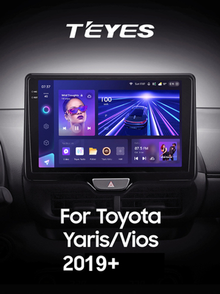 Teyes CC3 2K 10,2"для Toyota Yaris, Vios 2019+