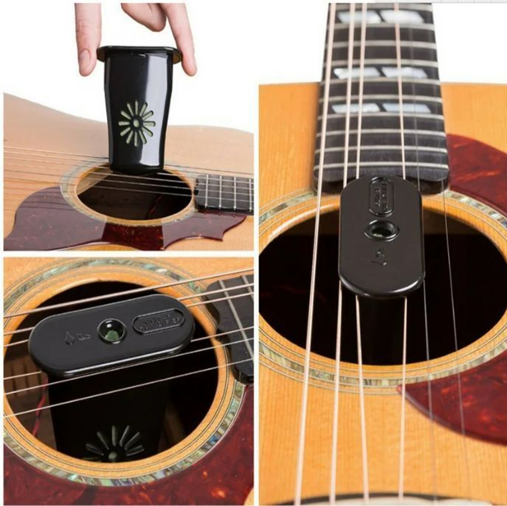 Увлажнитель для акустической гитары большой черный