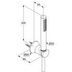 Душевой гарнитур Kludi Nova Fonte Хром (2085005-35)
