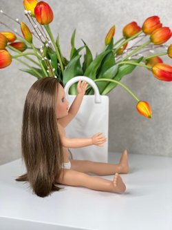 Кукла Nines виниловая 34см Leslie без одежды (1440W6)