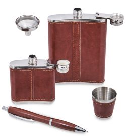 GT-118/1 Подарочный н-р фляжка с аксессуарами 280 мл