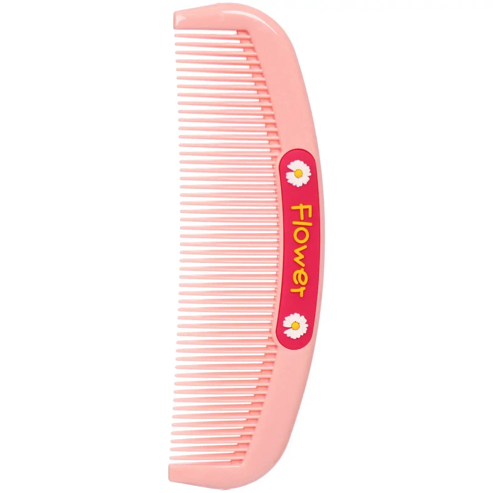 Расческа-гребень «ЭФЛОДИ», цвет розовый, 16,8*5см (блистер ЭФЛОДИ)