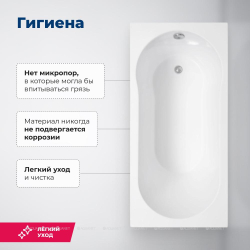 Акриловая ванна Aquanet (Акванет) Light 150x70 с каркасом