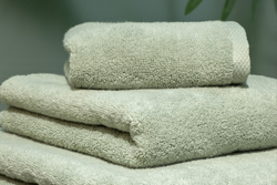 Полотенце 30х50 Garda Decor Соло зеленое