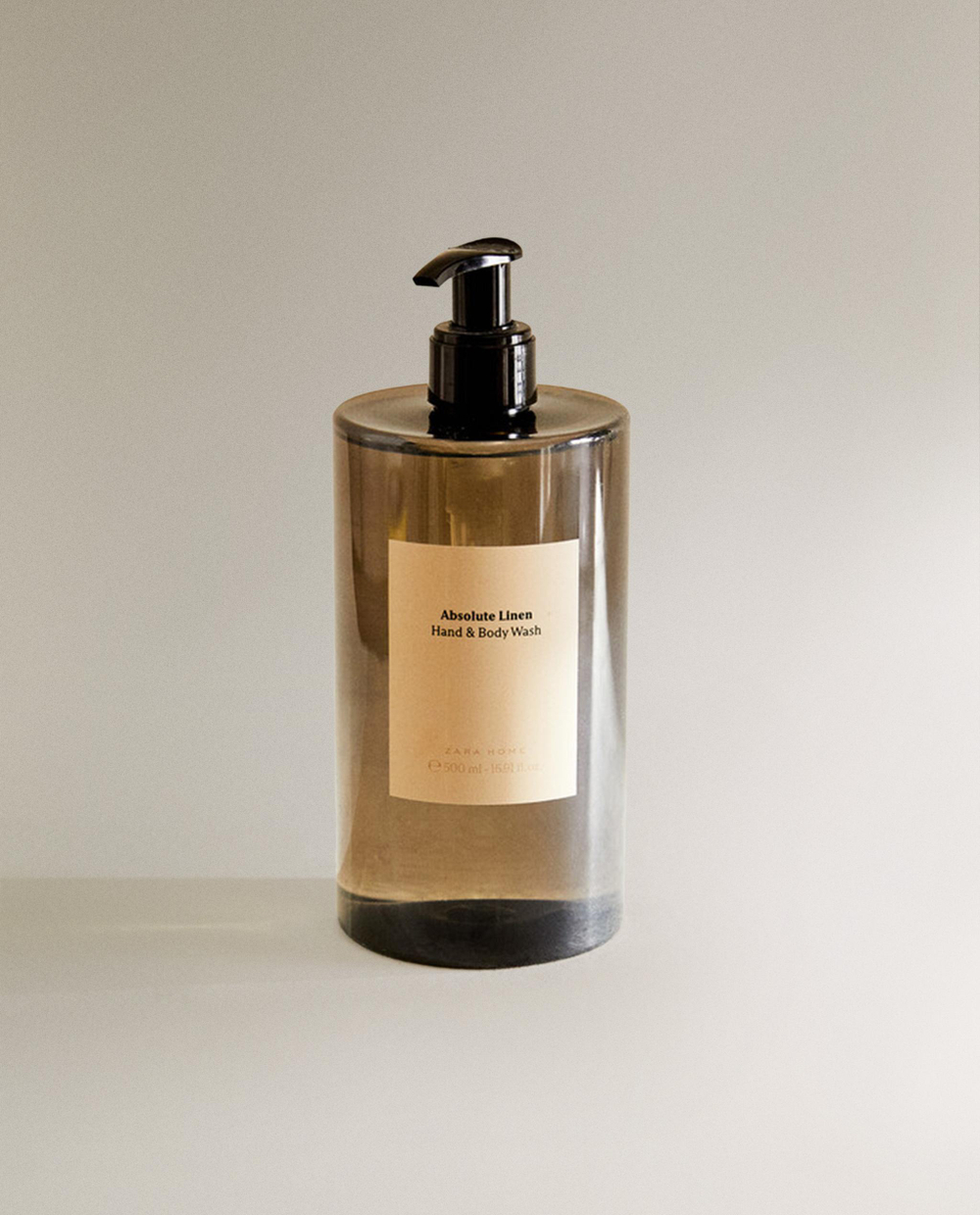Zara Home Жидкое мыло Absolute Linen 500 мл для рук и тела, парфюмированное, аромат парфюмированный