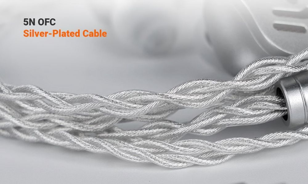 Наушники проводные Fosi Audio IM4 Obsidian, без микрофона, внутриканальные, 3.5 мм, черные