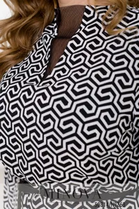 Платье 263-черно-белый Minova