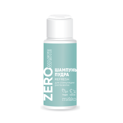 Шампунь-пудра для активирования роста волос MI&KO Refresh Zero Waste, 15 гр