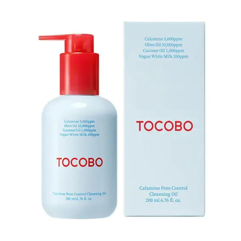 Гидрофильное масло очищающее с каламином TOCOBO Calamine Pore Control Cleansing Oil 200 мл