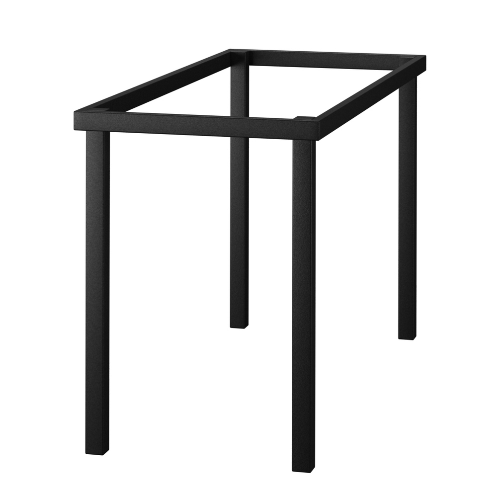 Подстолье №7, прямоугольное, 116х48х71.2см, черное, п.т. 2х2см