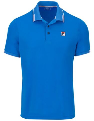 Мужское теннисное поло Fila Alejandro - simply blue