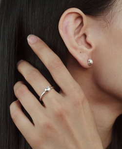 кольцо с малышкой ракушкой