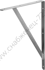 STAYER 500х330х30х4 мм, оцинкованный, усиленный уголок-кронштейн (37424-5)