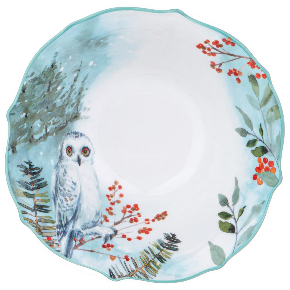 САЛАТНИК СЕРВИРОВОЧНЫЙ LEFARD "ЛЕСНАЯ СКАЗКА" СОВА 19*7 СМ 600 МЛ (КОР=24ШТ.)