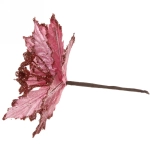 Украшение новогоднее «Пуансеттия-Чародейка» 15 см, Розовое золото