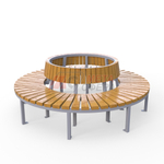 Скамейка Блок радиусная