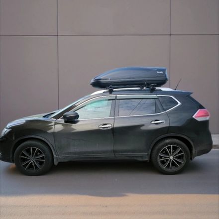 Автобокс Way-box Lainer 460 на Nissan X Trail T 32 на рейлинги