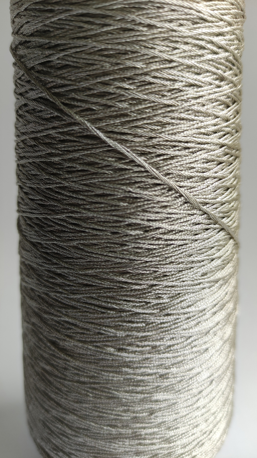 Шнур серебро тёплое 6 сложений 0,5мм