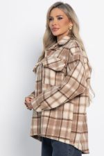 Пальто-рубашка Хармони (бежевая) Б15039-5М LT Collection