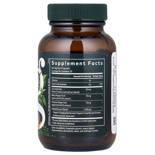 Gaia Herbs, Turmeric Supreme®, добавка для поддержки пазух носа, 60 Liquid Phyto-Caps®