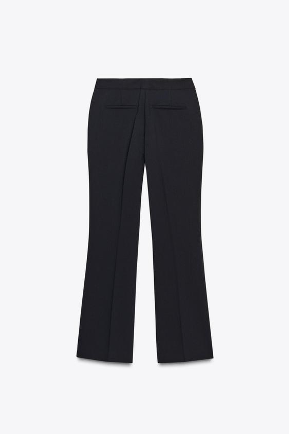 ZARA БРЮКИ FLARED, МОРСКОЙ СИНИЙ