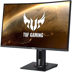 Монитор Asus 27" TUF Gaming VG27WQ 2560x1440 VA Curved 165Гц 1ms 400кд/м2 HDMI DisplayPort 90LM05F0-B01E70