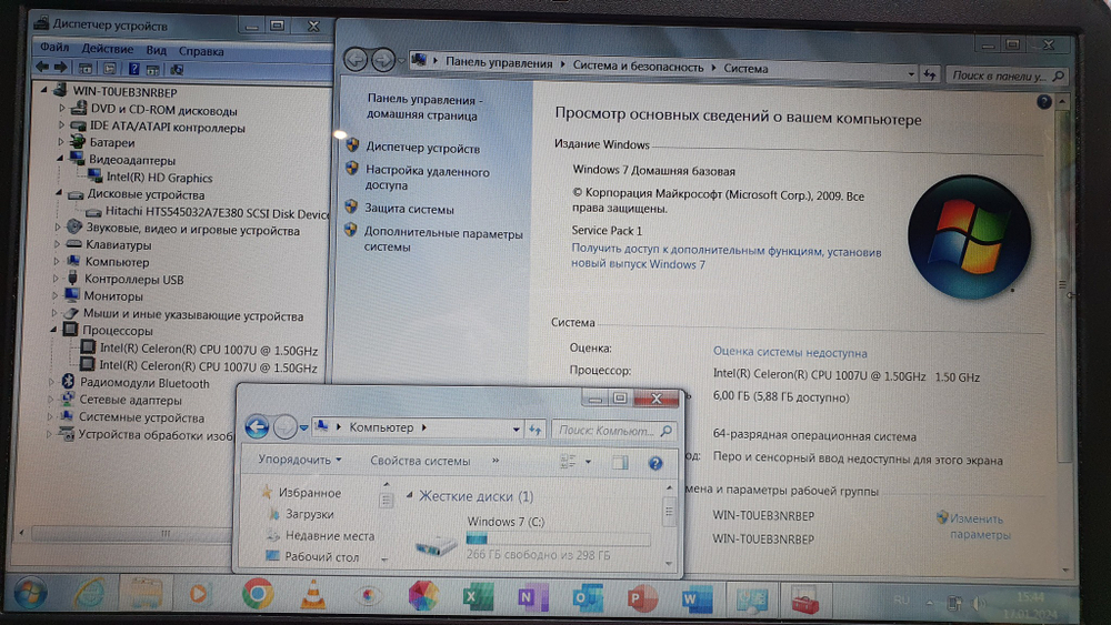 Ноутбук DELL Celeron/6Gb