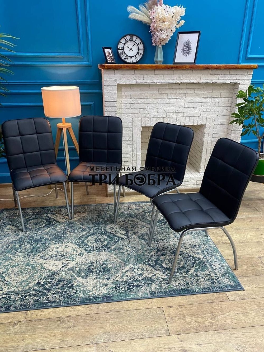 Стул «ЛОРД» черный экокожа