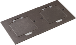Лючок Surface 4 мод. (2 мод. 45х45 мм.),  оцинкованная сталь,  IP44