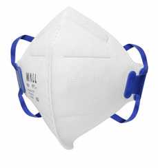 Респиратор Wall 95H, FFP2 без клапана , складной трехпанельный