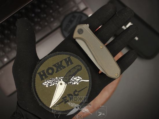 Складной нож WE Knife Mote 2005A c клинком из стали CPM-S35VN, рукоять титан