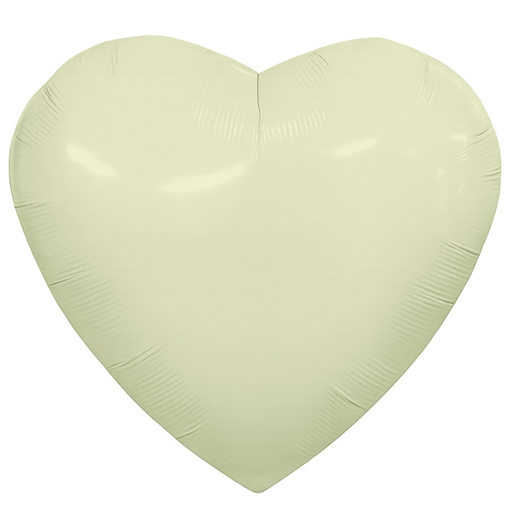 Шар фольгированный Сердце 90 см (Желтый)
