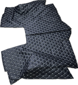 Коврики (утеплитель) под сиденья УАЗ 452 Буханка (белая нить Бабочка)