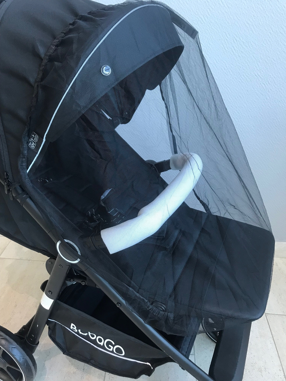 Коляска детская прогулочная BubaGo арт. BG 131-2 MODEL BASS LIGHT color/цвет Light grey/Светло-серый