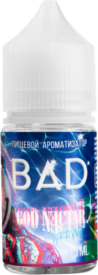 Ароматизатор Bad Drip God Nectar Ice (Маракуйя Апельсин Гуава Манго Лед)