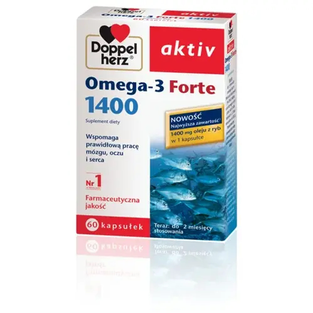 Doppelherz Aktiv Omega-3 Forte 1400 - 60 капсул