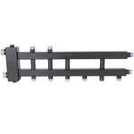 Коллектор с гидравлической стрелкой ROMMER - 1"1/4 НР на 3+1+1 контур 1" НР (до 60 кВт)