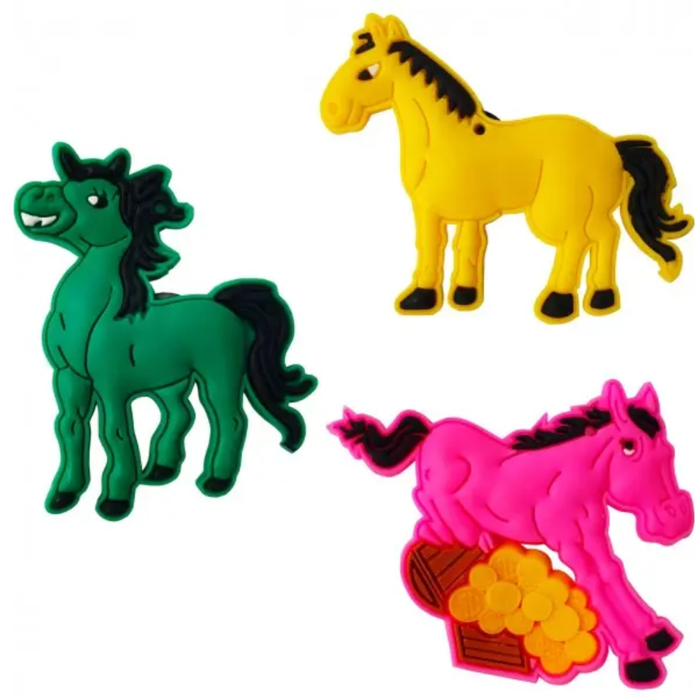Мини магнитики лошадки