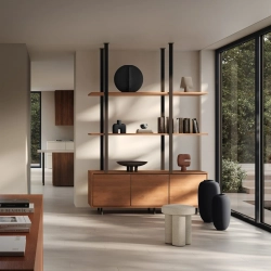 Ваза 101 Copenhagen Guggenheim Vase, Big, Black, черный