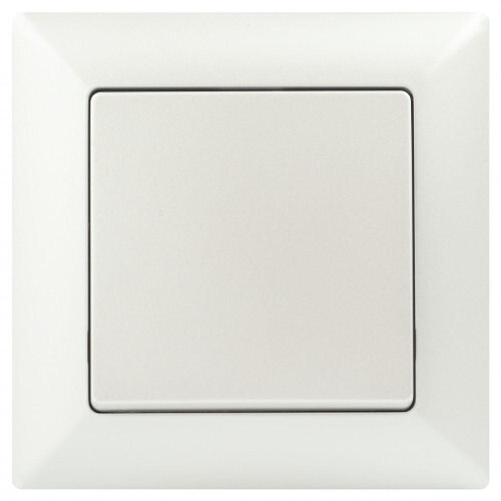 Выключатель Intro Solo 4-101-06 одноклавишный 10А-250В, IP20, СУ, перламутр