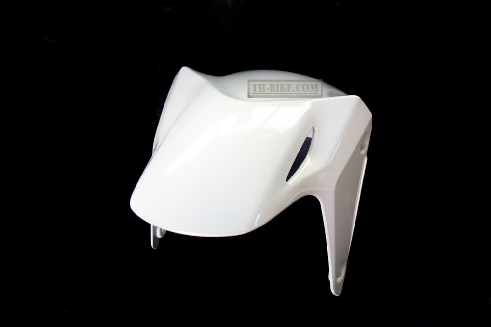 61101-MGZ-J00ZE (61101-MGZ-J01ZE), FENDER, FR. *NHA87P*. Front Fender Honda CB500F, CBR500R, WHITE, 2013-2015