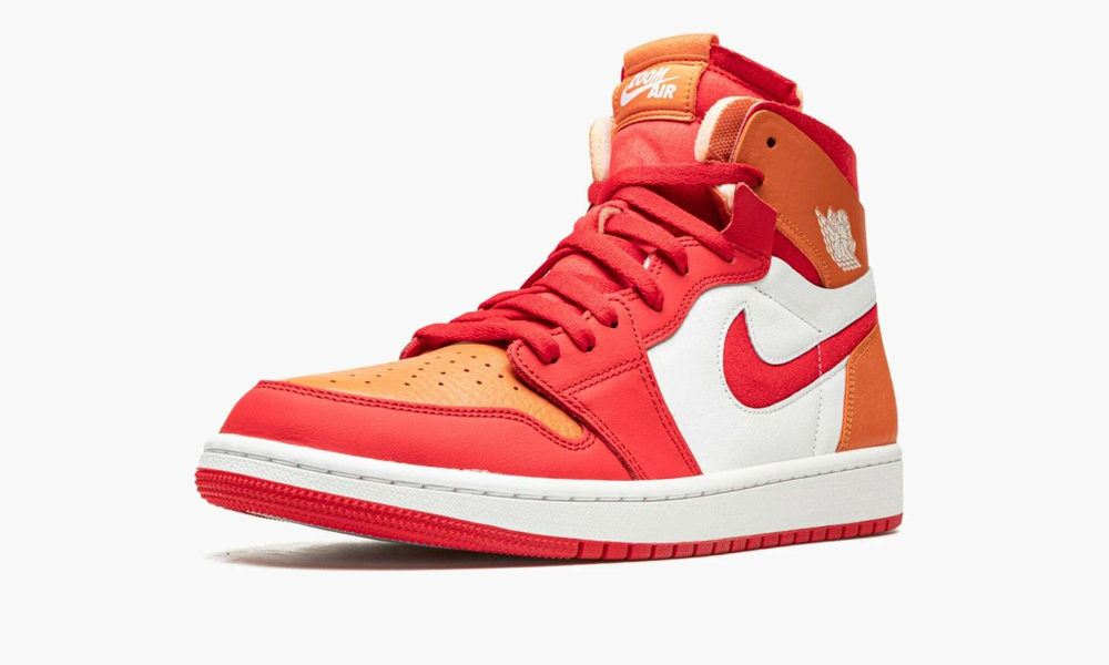 Air Jordan 1 High Zoom Air CMFT WMNS "Fire Red Hot Curry"