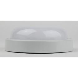 Светильник ЖКХ светодиодный ЭРА SPB-201-2-65K-018 с оптико-акустическим датчиком IP65 6500К D210 18Вт