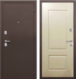 Дверь входная 7см Тайга антик медный  /бежевый клен/каштан