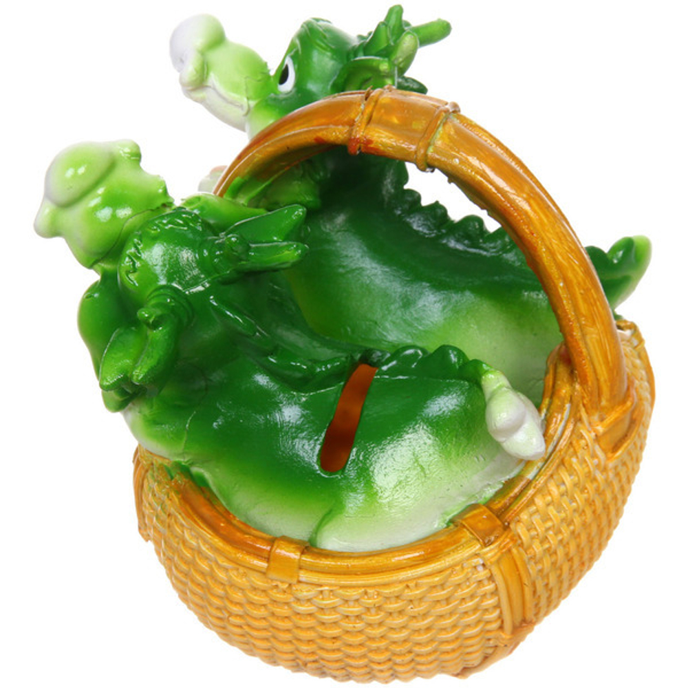 Фигурка «Корзинка с Драконами» 13*10*12 см, микс