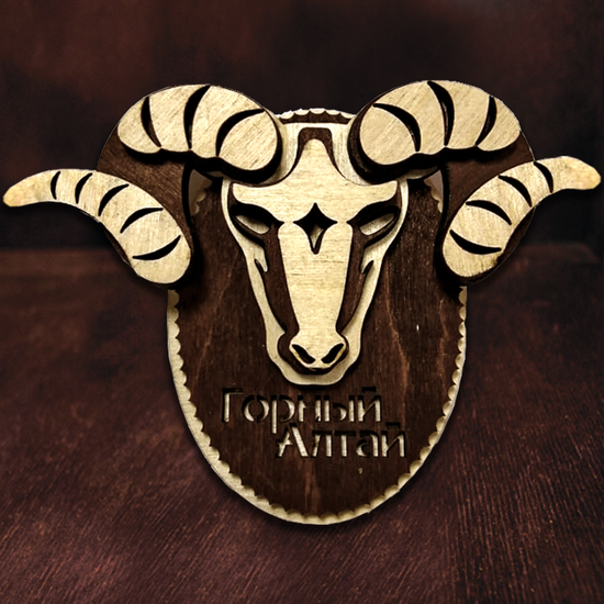 Магнит Архар 3D