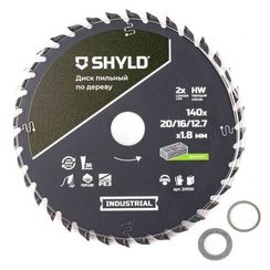 Диск пильный по дереву SHYLD 140х20/16/12.7мм 36Т (20030)
