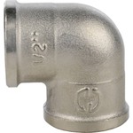 Угольник STOUT никелированный 1/2" ВР/ВР