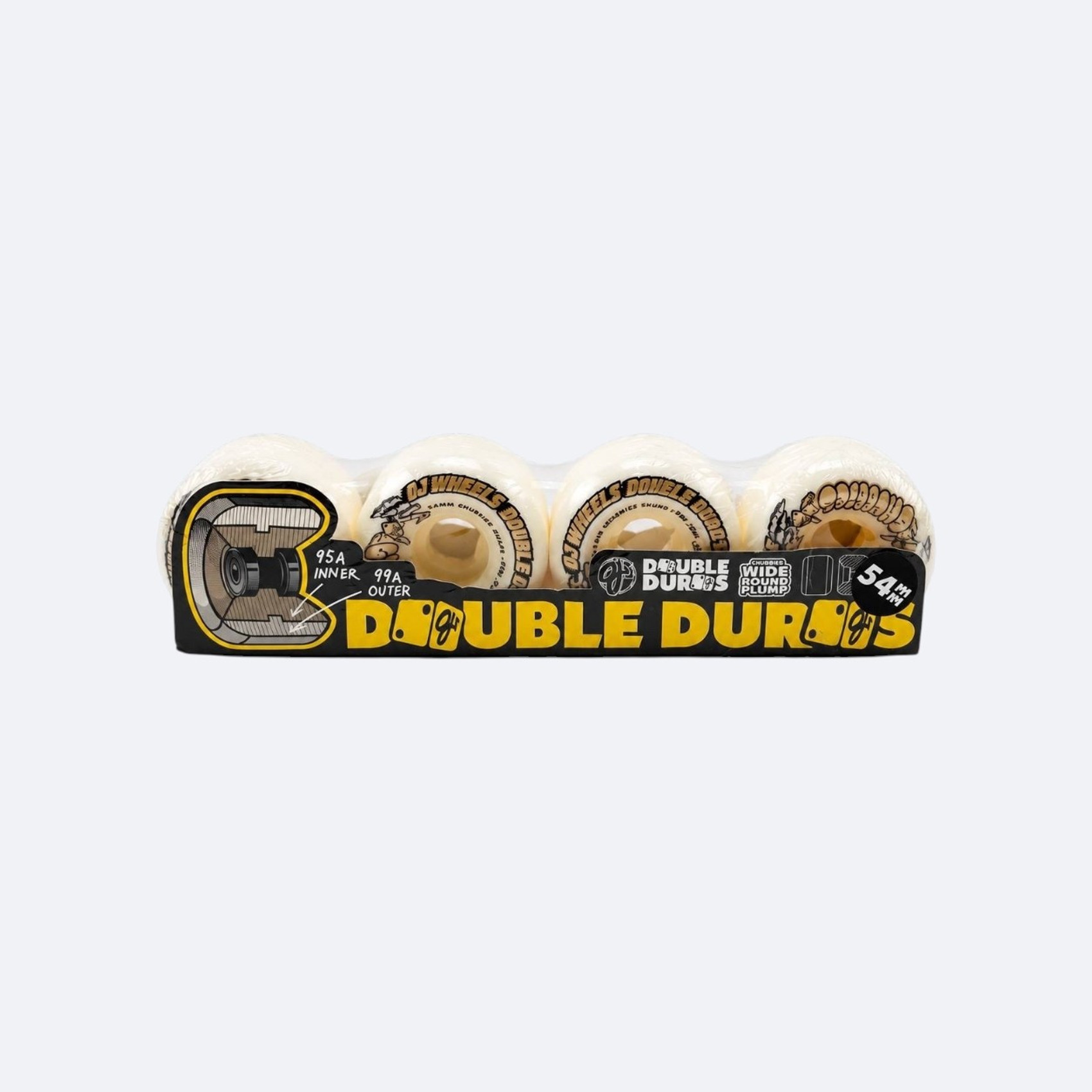 Колеса OJ Wheels Chubbies Double Duro (white) 99a/95a артикул: - купить в магазине Дайс
