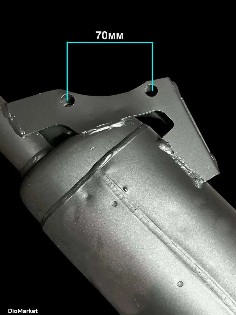 Глушитель Хонда дио AF18/27/28 такт AF24 (овал.)